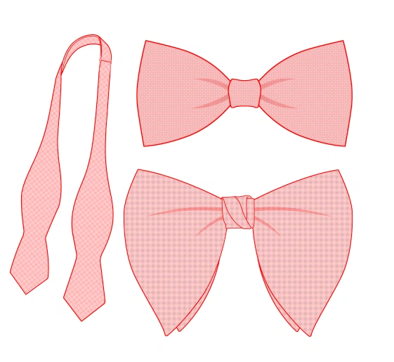 Same design can be into pre-tied or self tie bow ties
