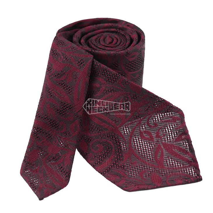 Burgundy Grenadine Tie