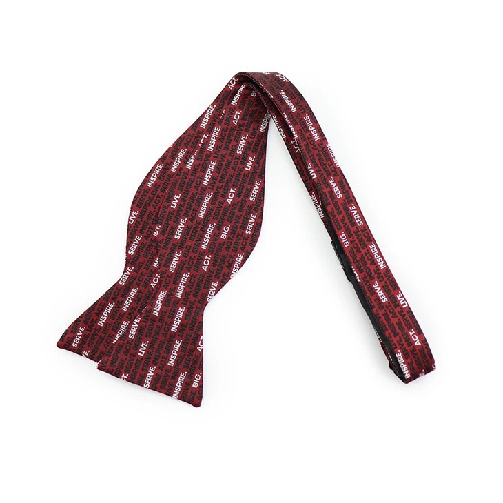 Red Striped Bow Tie